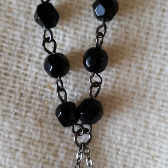 Black Stone Necklace - Picture 4 of 6